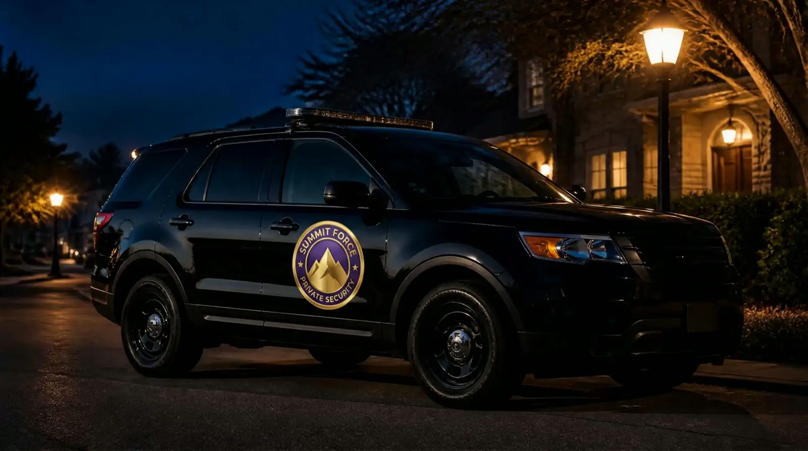 Security officers on patrol in Rocklin, California