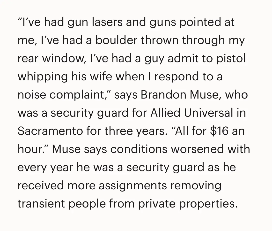 Screenshot of TIME magazine article quoting Summit Force security officer Brandon Muse